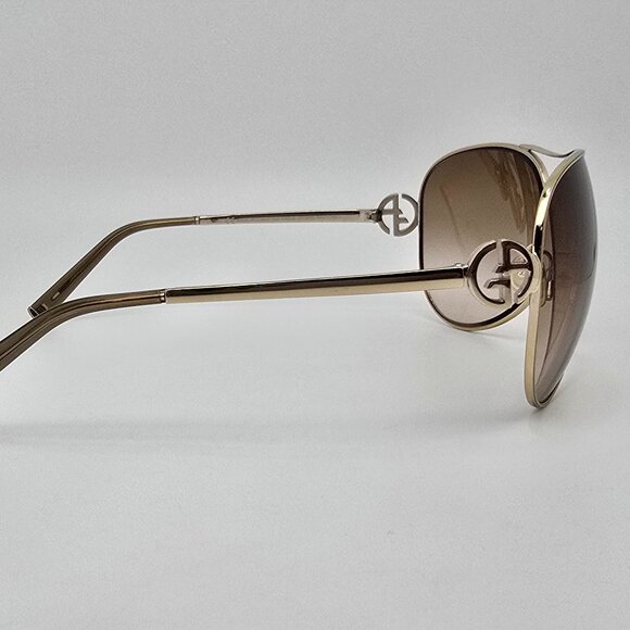 *SOLD* Giorgio Armani GA448/S Gold Frame Brown Gradient Lens Aviator Sunglasses - Picture 5 of 12